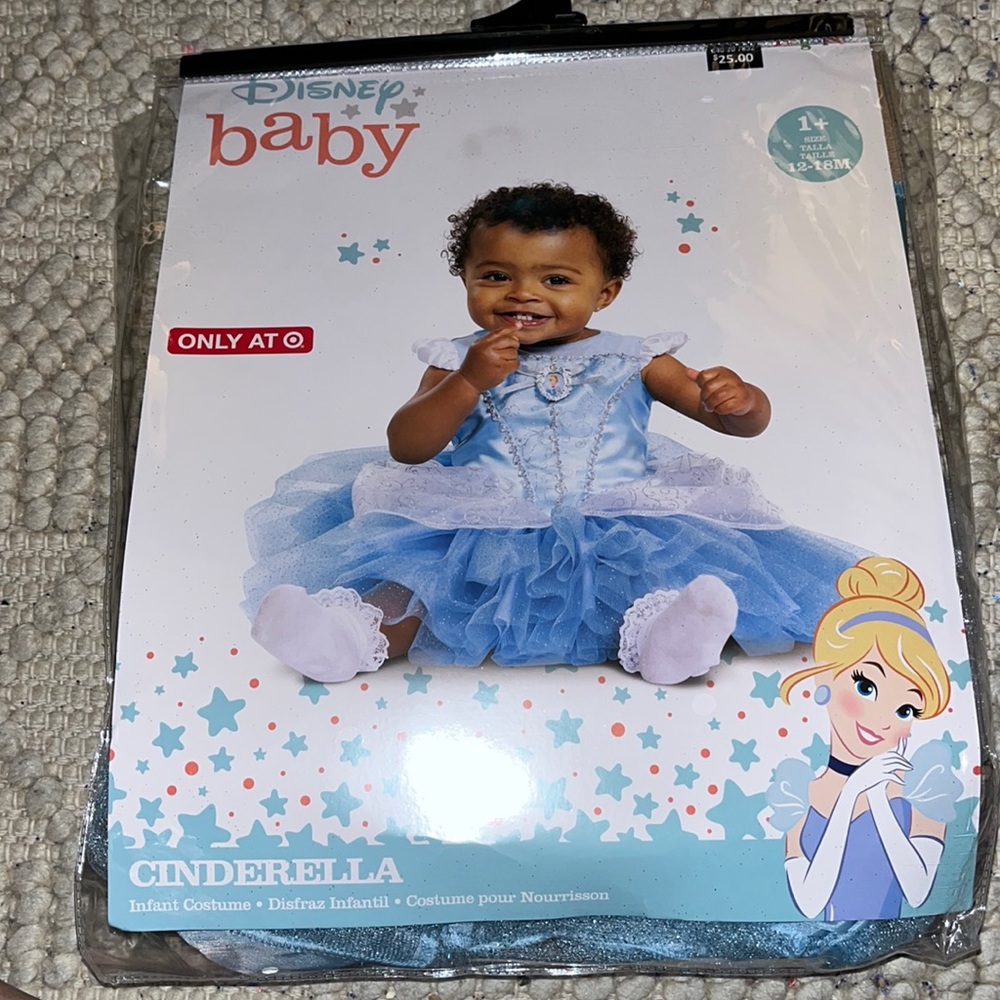 Disney baby Cinderella infant costume 12-18m